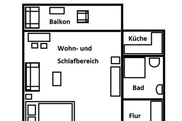 Prenájom bytu 1-izbový 33 m², Hannover, Dolné Sasko Prenájom bytu 1-izbový 33 m², Hannover, Dolné Sasko