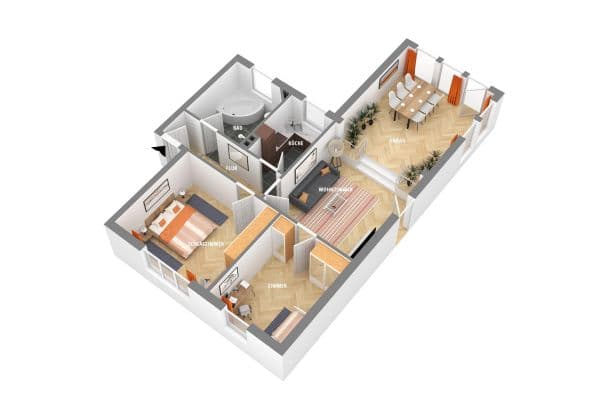 Prenájom bytu 3-izbový 88 m², Gerhart-Hauptmann-Straße 14, Neustadt am Rübenberge Prenájom bytu 3-izbový 88 m², Gerhart-Hauptmann-Straße 14, Neustadt am Rübenberge