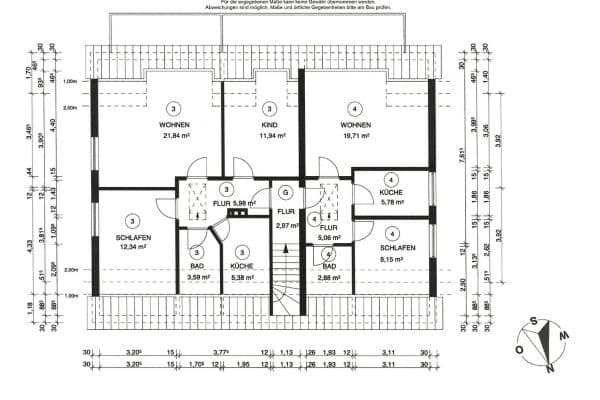 Prenájom bytu 3-izbový 61 m², Olendieksbarg 2a, Molfsee Prenájom bytu 3-izbový 61 m², Olendieksbarg 2a, Molfsee