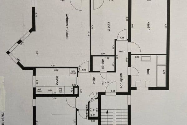 Prenájom bytu 4-izbový 115 m², Filderstadt Prenájom bytu 4-izbový 115 m², Filderstadt