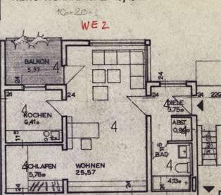 Prenájom bytu 1-izbový 49 m², Moltkestraße 97, Reutlingen Prenájom bytu 1-izbový 49 m², Moltkestraße 97, Reutlingen