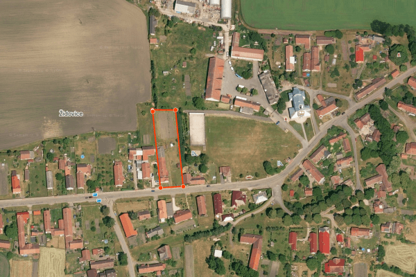 Predaj pozemku 2.169 m², Židovice Predaj pozemku 2.169 m², Židovice