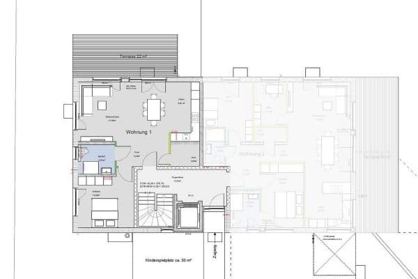 Prenájom bytu 2-izbový 77 m², Wilhelmstraße 10/1, Wolfschlugen Prenájom bytu 2-izbový 77 m², Wilhelmstraße 10/1, Wolfschlugen