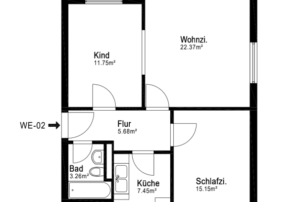 Prenájom bytu 3-izbový 71 m², Muschelweg 5, Hannover, Dolné Sasko Prenájom bytu 3-izbový 71 m², Muschelweg 5, Hannover, Dolné Sasko