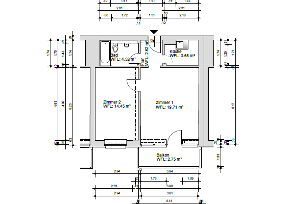 Prenájom bytu 2-izbový 48 m², Berlin, Berlín Prenájom bytu 2-izbový 48 m², Berlin, Berlín