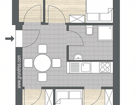 Predaj bytu 4-izbový 51 m², Köln, Severné Porýnie - Westfálsko Predaj bytu 4-izbový 51 m², Köln, Severné Porýnie - Westfálsko