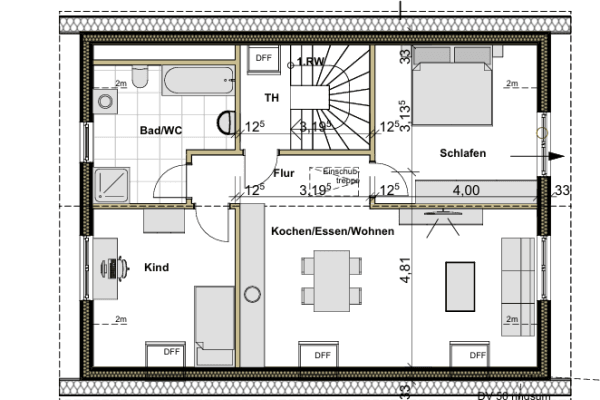 Prenájom bytu 3-izbový 65 m², Vöhringen Prenájom bytu 3-izbový 65 m², Vöhringen