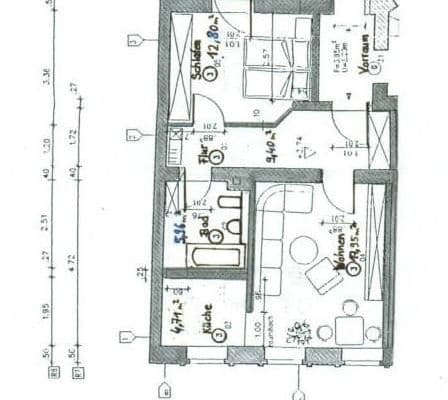 Predaj bytu 2-izbový 53 m², Chemnitz Predaj bytu 2-izbový 53 m², Chemnitz