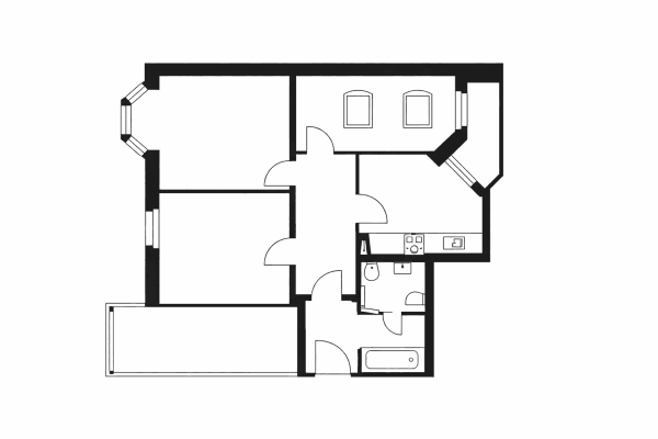 Predaj bytu 3-izbový 88 m², Chemnitz, Sasko Predaj bytu 3-izbový 88 m², Chemnitz, Sasko