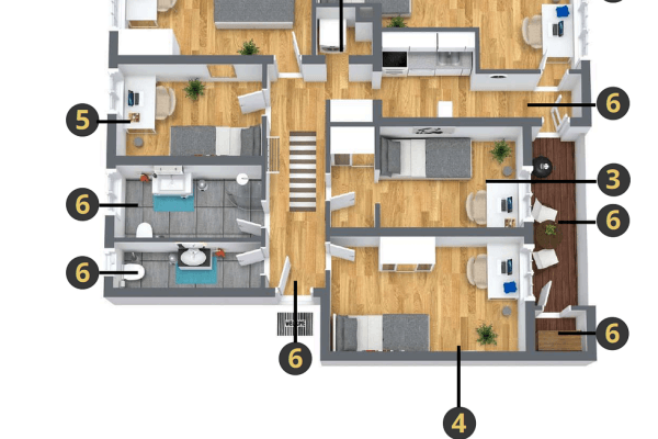 Prenájom bytu 7 m², München, Bavorsko Prenájom bytu 7 m², München, Bavorsko