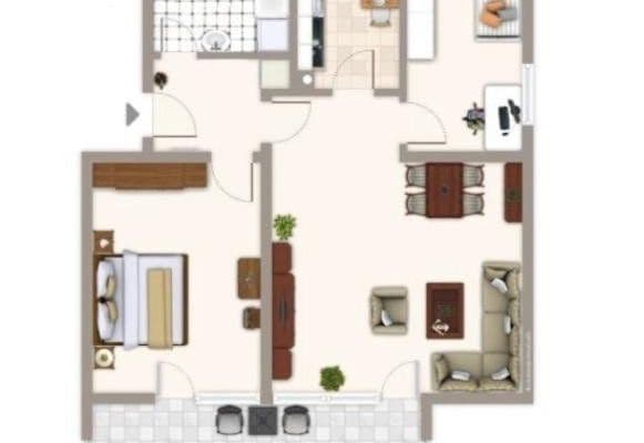 Prenájom bytu 3-izbový 80 m², Villingen-Schwenningen, Bádensko-Wurttembersko Prenájom bytu 3-izbový 80 m², Villingen-Schwenningen, Bádensko-Wurttembersko