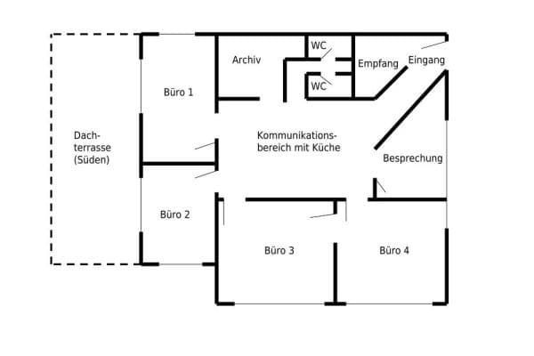Prenájom kancelárie 180 m², Herrenberg Prenájom kancelárie 180 m², Herrenberg