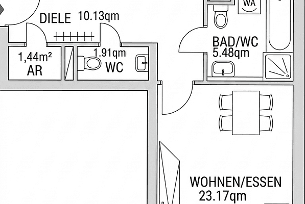 Predaj bytu 3-izbový 74 m², Am Färberhof, 3, Erlangen, Bavorsko Predaj bytu 3-izbový 74 m², Am Färberhof, 3, Erlangen, Bavorsko