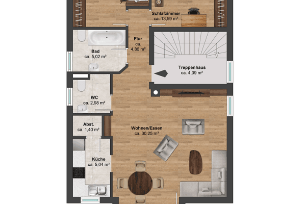 Prenájom bytu 3-izbový 77 m², Frankfurt am Main Prenájom bytu 3-izbový 77 m², Frankfurt am Main