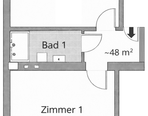Prenájom bytu 2-izbový 48 m², Essen, Severné Porýnie - Westfálsko Prenájom bytu 2-izbový 48 m², Essen, Severné Porýnie - Westfálsko