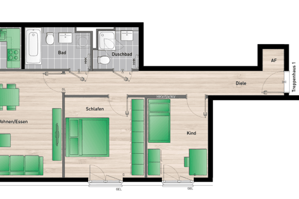 Predaj bytu 3-izbový 82 m², München, Bavorsko Predaj bytu 3-izbový 82 m², München, Bavorsko