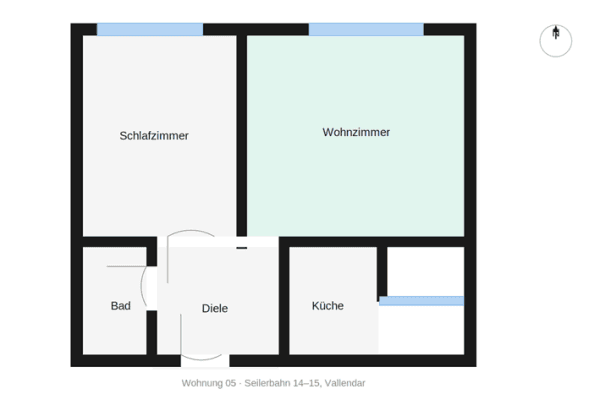 Prenájom bytu 2-izbový 34 m², Seilerbahn 14-15, Vallendar Prenájom bytu 2-izbový 34 m², Seilerbahn 14-15, Vallendar