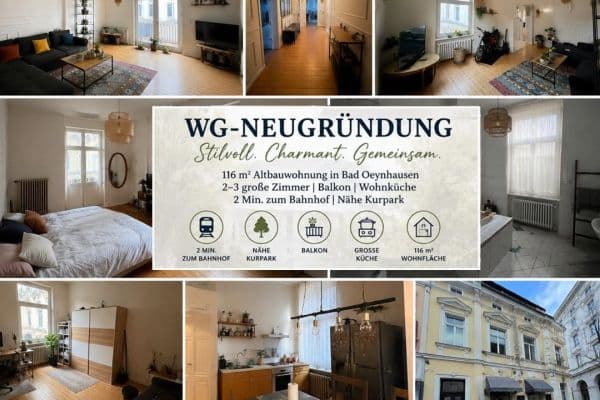 Prenájom bytu 1-izbový 116 m², Viktoriastraße 4, Bad Oeynhausen Prenájom bytu 1-izbový 116 m², Viktoriastraße 4, Bad Oeynhausen