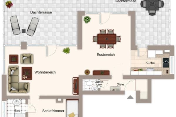 Prenájom bytu 3-izbový 106 m², Nürnberg / Großgründlach, Bavorsko Prenájom bytu 3-izbový 106 m², Nürnberg / Großgründlach, Bavorsko