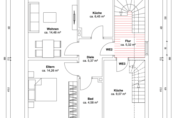 Predaj domu 165 m², pozemek 488 m², In den Tannen 19, Lünen Predaj domu 165 m², pozemek 488 m², In den Tannen 19, Lünen