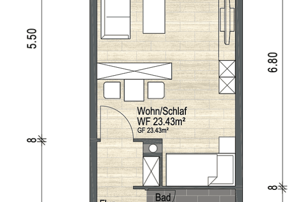 Predaj bytu 1-izbový 40 m², Katzenberg 36, Mainz, Porýnie-Falcko Predaj bytu 1-izbový 40 m², Katzenberg 36, Mainz, Porýnie-Falcko