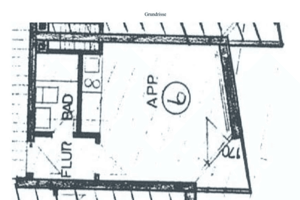 Prenájom bytu 1-izbový 21 m², Cranachstr. 31, Düsseldorf Prenájom bytu 1-izbový 21 m², Cranachstr. 31, Düsseldorf