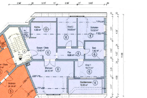 Prenájom bytu 4-izbový 94 m², Königsberger Straße 7, Donaueschingen Prenájom bytu 4-izbový 94 m², Königsberger Straße 7, Donaueschingen
