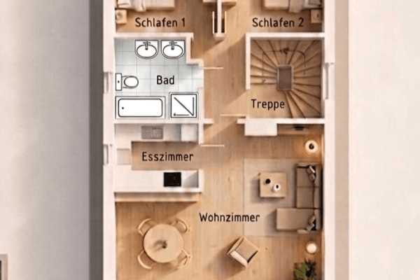 Prenájom bytu 3-izbový 73 m², Frankfurt am Main Prenájom bytu 3-izbový 73 m², Frankfurt am Main