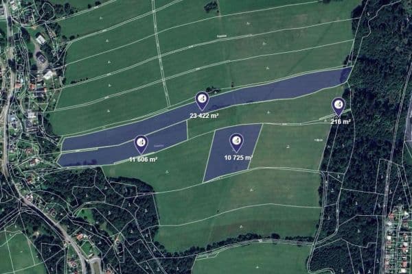 Predaj pozemku 45.969 m², Kružberk, Moravskoslezský kraj Predaj pozemku 45.969 m², Kružberk, Moravskoslezský kraj