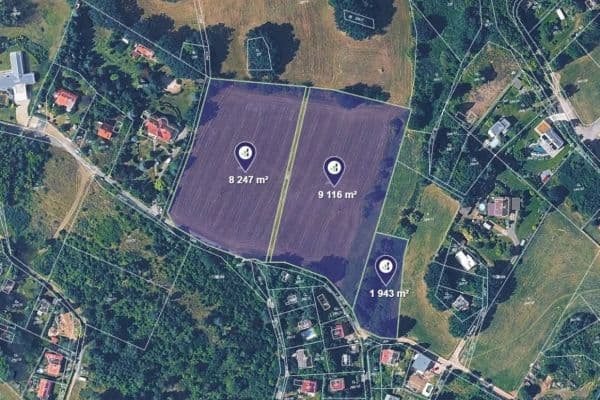 Predaj pozemku 19.858 m², Kamenice Predaj pozemku 19.858 m², Kamenice