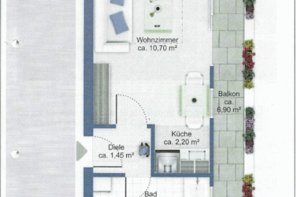 Prenájom bytu 1-izbový 22 m², Klagenfurter Str 3, München, Bavorsko Prenájom bytu 1-izbový 22 m², Klagenfurter Str 3, München, Bavorsko