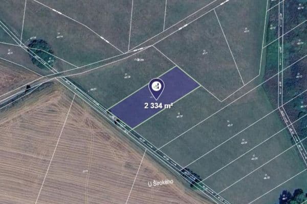 Predaj pozemku 2.464 m², Chanovice Predaj pozemku 2.464 m², Chanovice