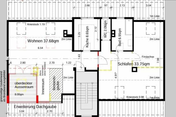 Prenájom bytu 3-izbový 96 m², Werastraße 135, Stuttgart Prenájom bytu 3-izbový 96 m², Werastraße 135, Stuttgart