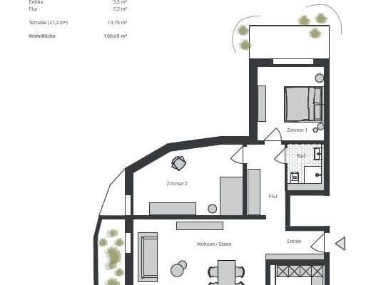 Predaj bytu 3-izbový 101 m², Stuttgart, Bádensko-Wurttembersko Predaj bytu 3-izbový 101 m², Stuttgart, Bádensko-Wurttembersko