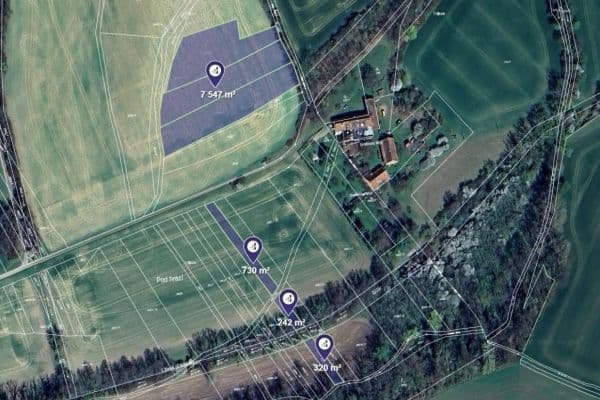 Predaj pozemku 9.947 m², Kožušice Predaj pozemku 9.947 m², Kožušice