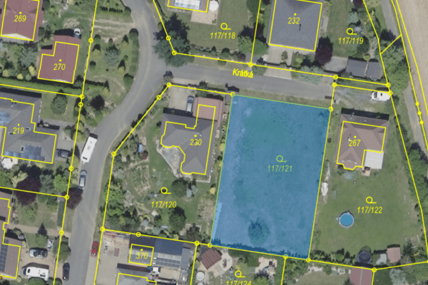 Predaj pozemku 1.040 m², Krátká, Křenice Predaj pozemku 1.040 m², Krátká, Křenice