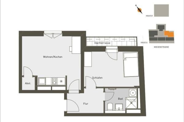 Prenájom bytu 2-izbový 45 m², Berlin, Berlín Prenájom bytu 2-izbový 45 m², Berlin, Berlín