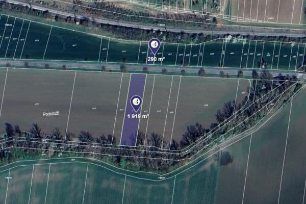 Predaj pozemku 1.105 m², Němčice nad Hanou Predaj pozemku 1.105 m², Němčice nad Hanou