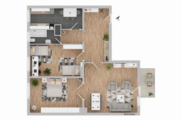 Predaj bytu 3-izbový 87 m², Kamminer Str., Berlin, Berlín Predaj bytu 3-izbový 87 m², Kamminer Str., Berlin, Berlín