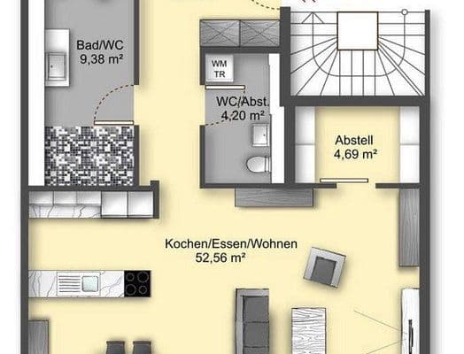 Prenájom bytu 3-izbový 118 m², Lörrach Prenájom bytu 3-izbový 118 m², Lörrach