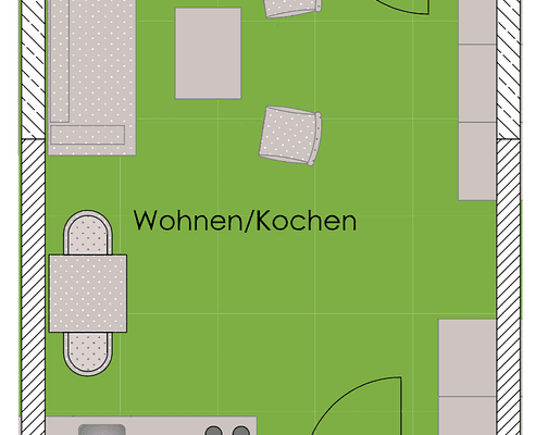 Prenájom bytu 1-izbový 43 m², Offenbach am Main Prenájom bytu 1-izbový 43 m², Offenbach am Main