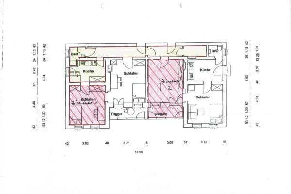 Prenájom bytu 2-izbový 59 m², Schenkestraße 3, Berlin, Berlín Prenájom bytu 2-izbový 59 m², Schenkestraße 3, Berlin, Berlín