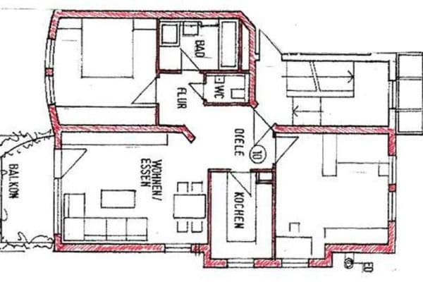 Predaj bytu 3-izbový 76 m², Weinstadt Predaj bytu 3-izbový 76 m², Weinstadt