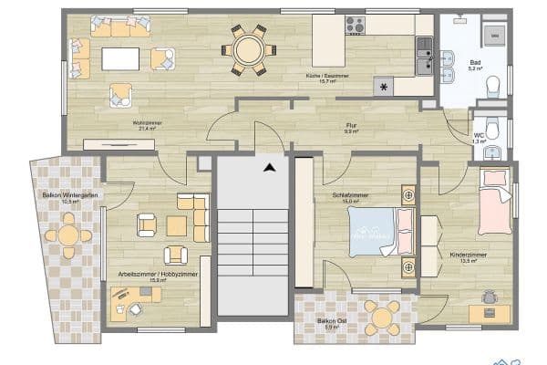 Prenájom bytu 4-izbový 106 m², Grafenau Prenájom bytu 4-izbový 106 m², Grafenau
