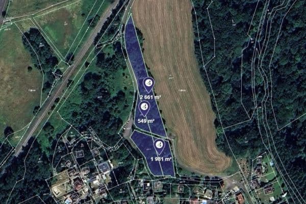 Predaj pozemku 5.191 m², Velké Chvojno Predaj pozemku 5.191 m², Velké Chvojno