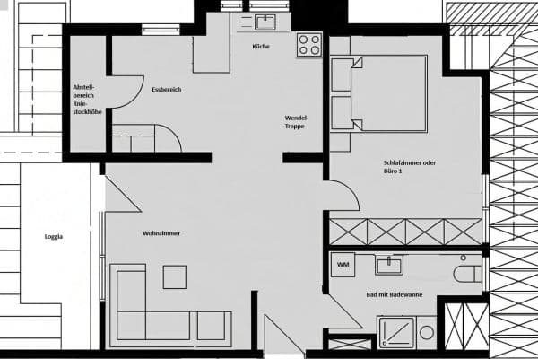 Prenájom bytu 3-izbový 78 m², Villingen-Schwenningen, Bádensko-Wurttembersko Prenájom bytu 3-izbový 78 m², Villingen-Schwenningen, Bádensko-Wurttembersko