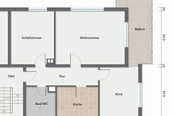 Prenájom bytu 3-izbový 95 m², Sauerbruchstr. 11, Bruchsal Prenájom bytu 3-izbový 95 m², Sauerbruchstr. 11, Bruchsal