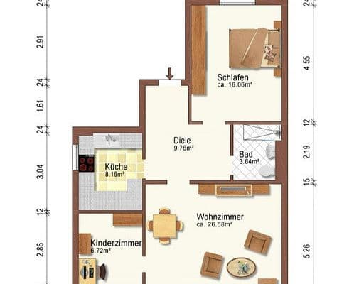 Predaj bytu 2-izbový 76 m², Robert-Koch-Straße 10, Ottobrunn, Bavorsko Predaj bytu 2-izbový 76 m², Robert-Koch-Straße 10, Ottobrunn, Bavorsko