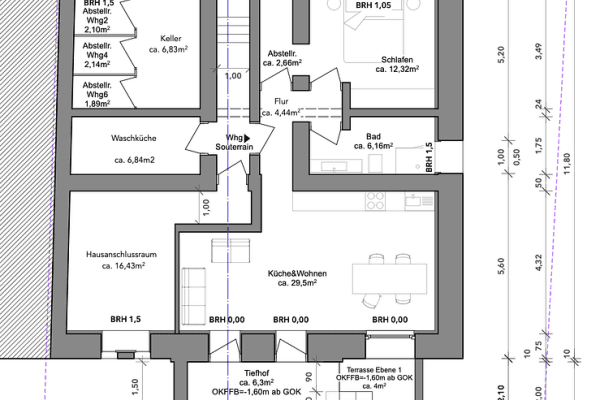 Prenájom bytu 2-izbový 65 m², Herdweg 92, Darmstadt, Hesensko Prenájom bytu 2-izbový 65 m², Herdweg 92, Darmstadt, Hesensko