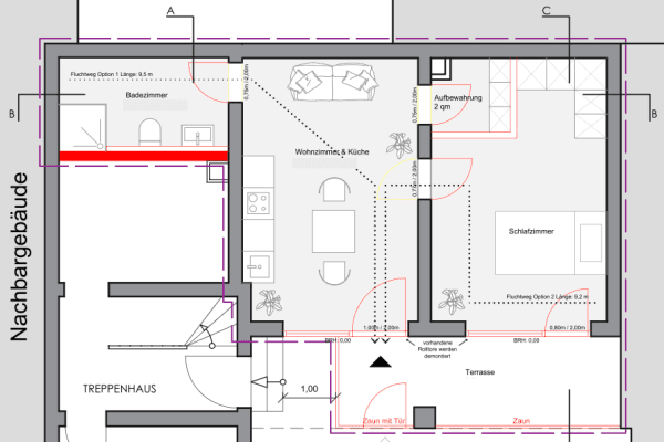 Prenájom bytu 2-izbový 51 m², Leimen Prenájom bytu 2-izbový 51 m², Leimen